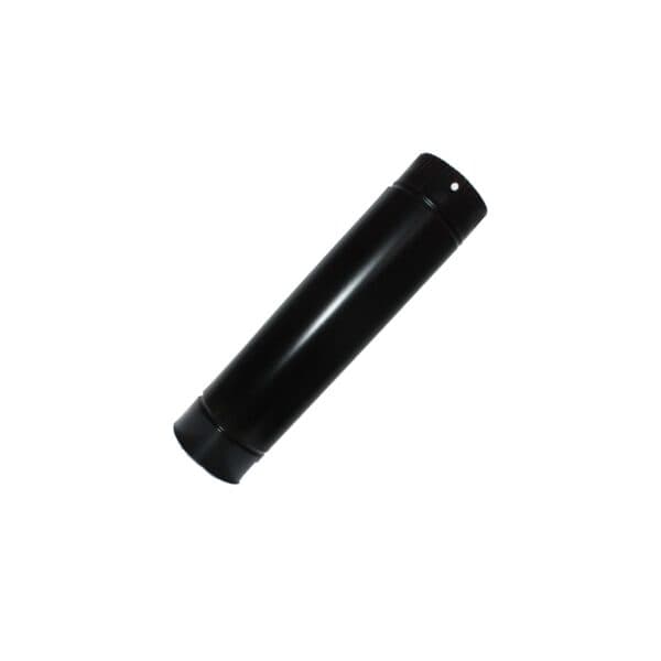 Tub sobă emailat negru mat 0,4mm / 1m