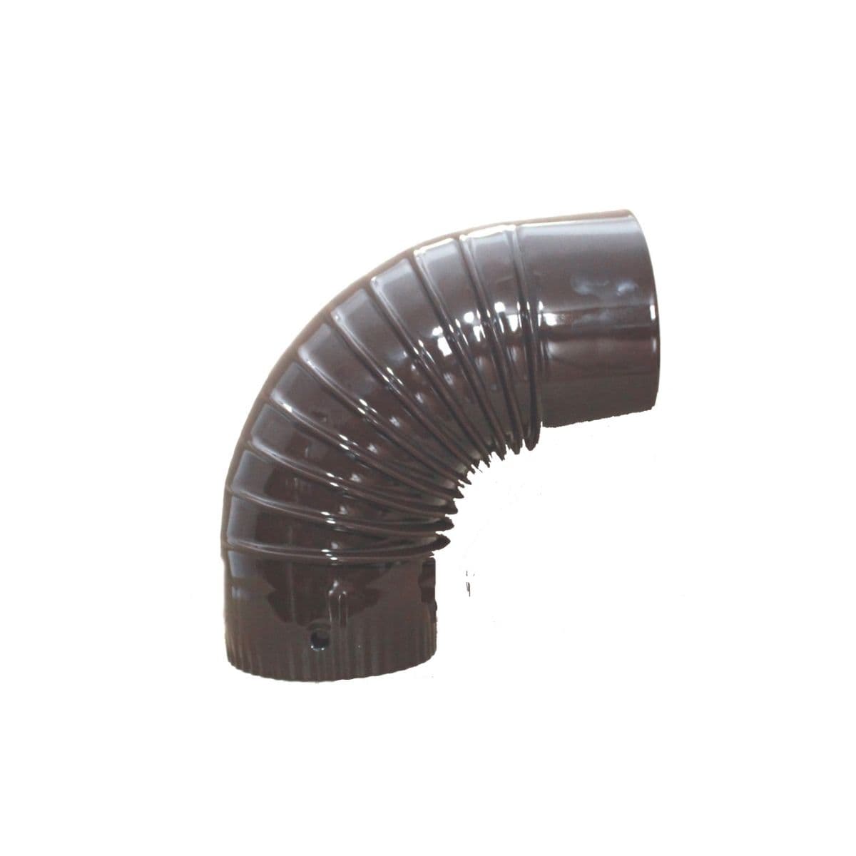 Cot sobă emailat maro 0,4mm / ø 120mm