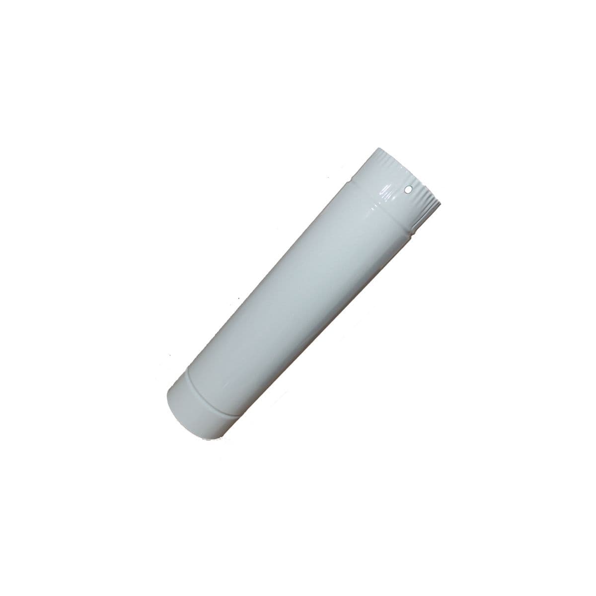 Tub sobă emailat alb 0,4mm / 1m
