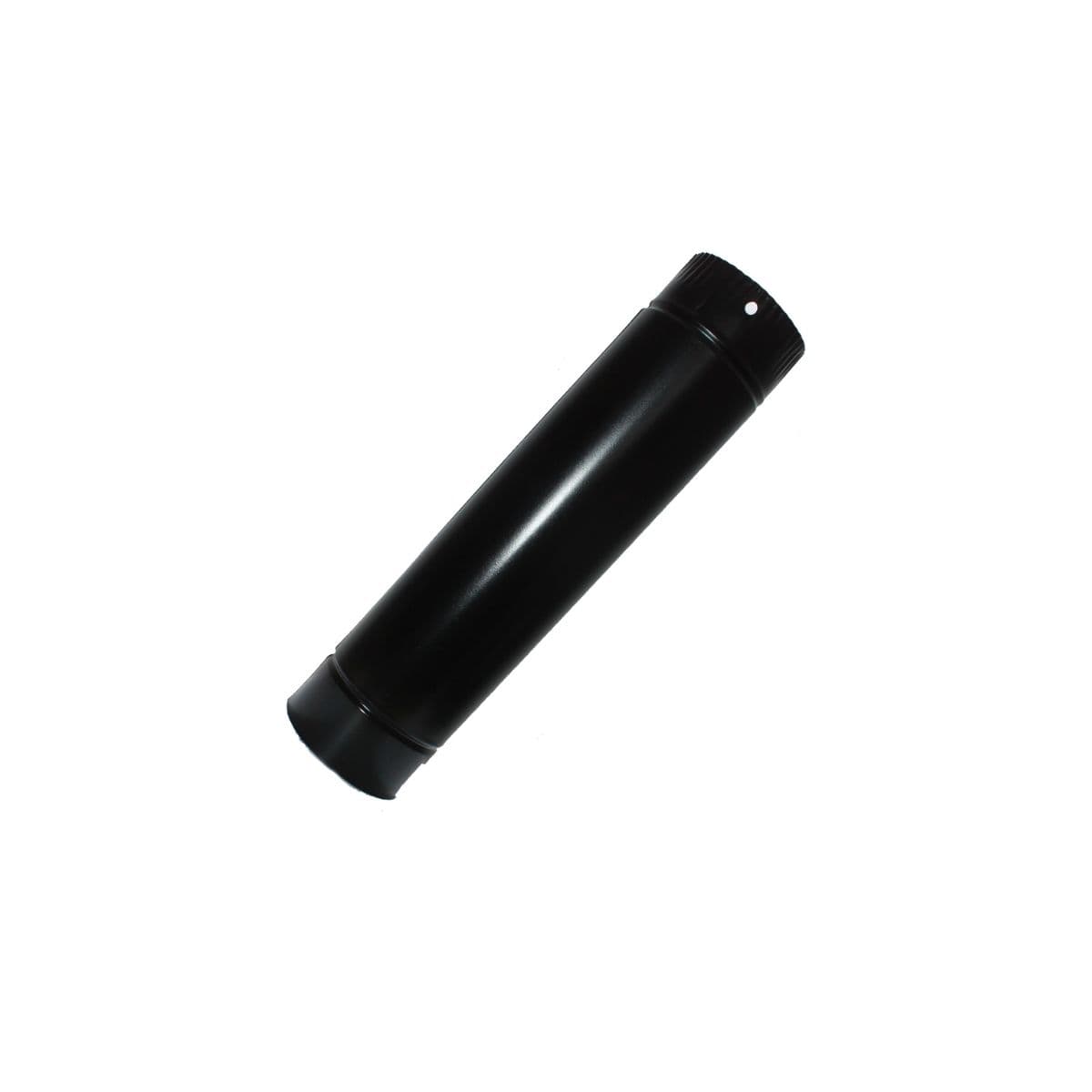 Tub sobă emailat negru mat 0,4mm / 1m