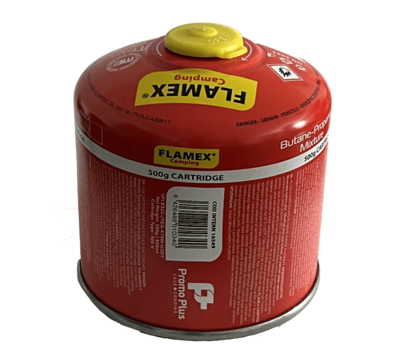 Butelie gaz camping Flamex 500 GR, cu filet, 500 g