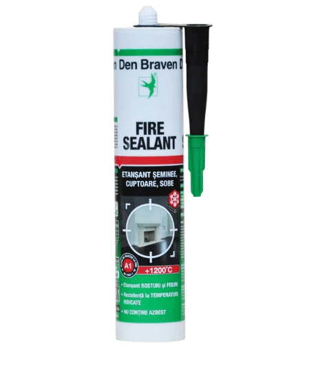 Fire Sealant 1200°C Den Braven, 280 ml – etanșant termorezistent