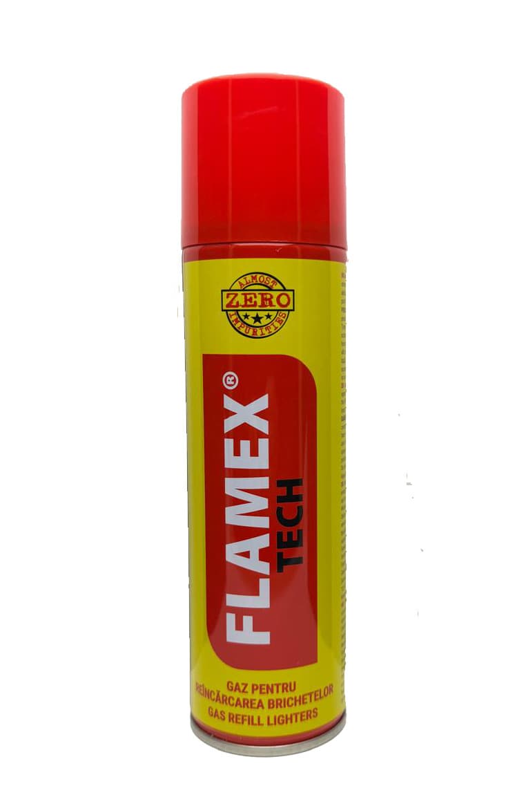 Rezervă Gaz pentru Reîncărcare Brichete Flamex Tech, 250ml