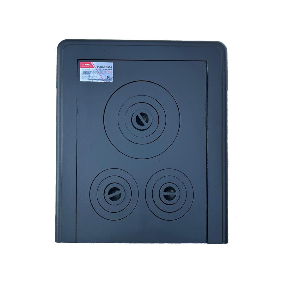 Plită FLAMEX cu ramă / 622 x 540 mm